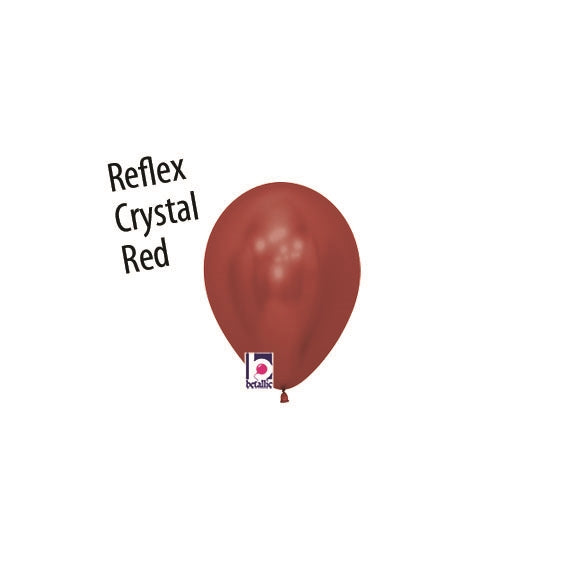 5 inch REFLEX CRYSTAL RED Balloon