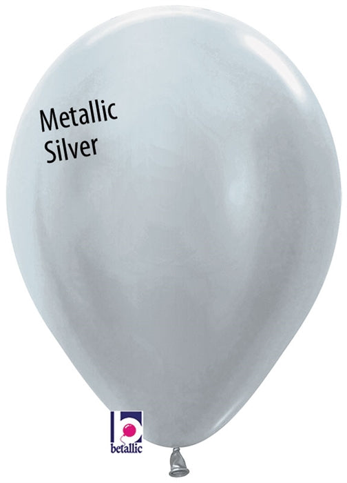 11in Betallatex Round Metallic SILVER