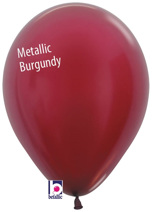 11 inch Metallic BURGUNDY Betallatex