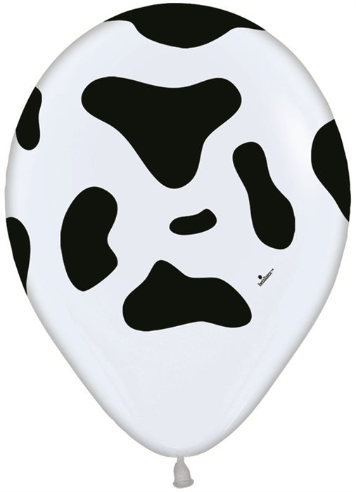 11in Cow Print Qualatex