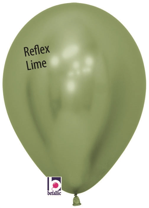 11 inch Betallatex REFLEX Lime Latex Balloon