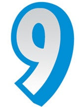 Number 9 JUST WRITE EXPRESSIONS, package of 48