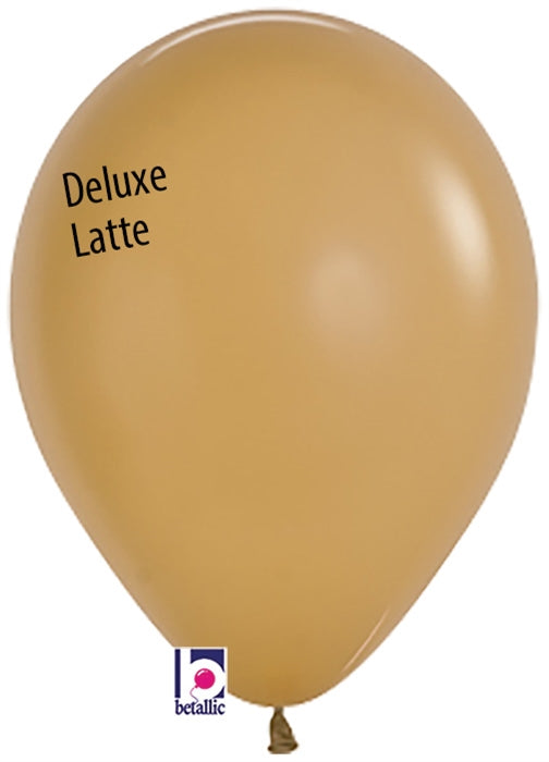 Deluxe LATTE Latex Balloons