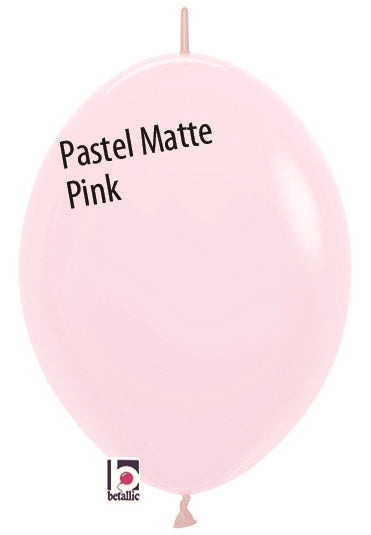 12in Link-O-Loon PASTEL MATTE PINK Betallatex