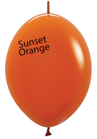 12in LINK-O-LOON SUNSET ORANGE