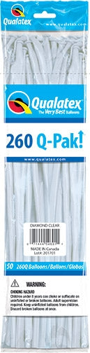 260Q Q-Pak DIAMOND CLEAR Qualatex