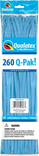 260Q Q-Pak NEON BLUE Qualatex