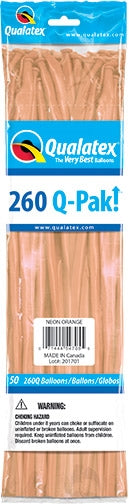 260Q Q-Pak NEON ORANGE Qualatex