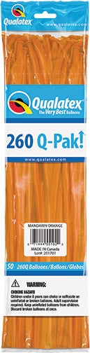 260Q Q-Pak MANDARIN ORANGE Qualatex,