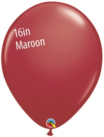 MAROON Latex Balloons