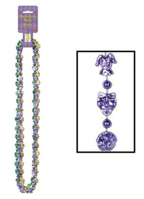 Mardi Gras Mask Beads