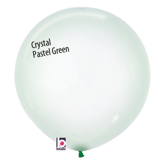 Crystal Pastel GREEN Balloons