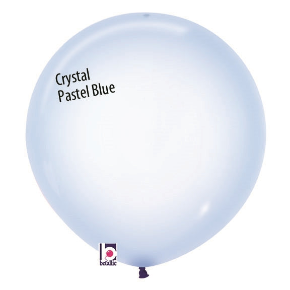 Crystal Pastel BLUE Balloons