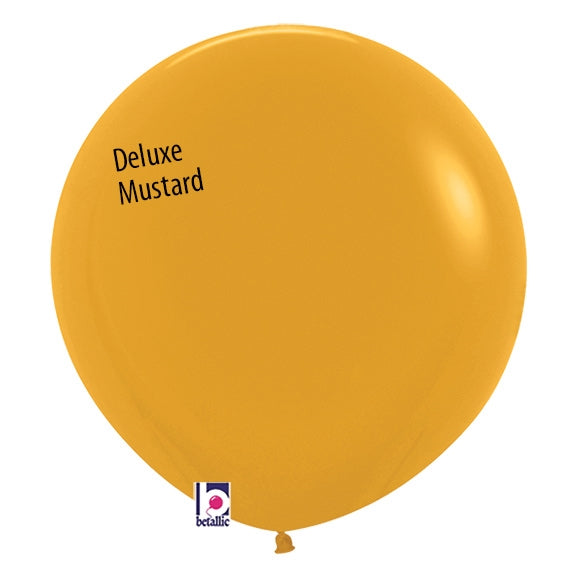 24 inch Deluxe MUSTARD  Betallatex Balloon