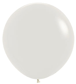 24 inch Pastel Dusk CREAM Balloon