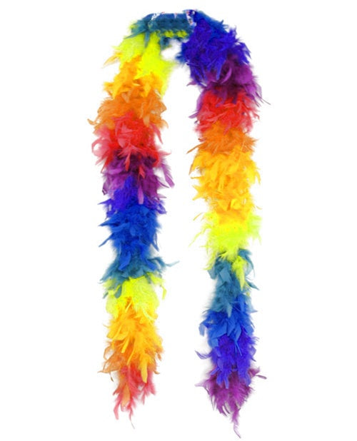 6ft RAINBOW Feather Boa