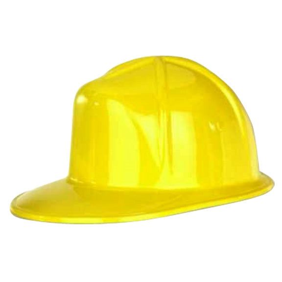 Gorro de construcción AMARILLO de tamaño completo, precio por 12