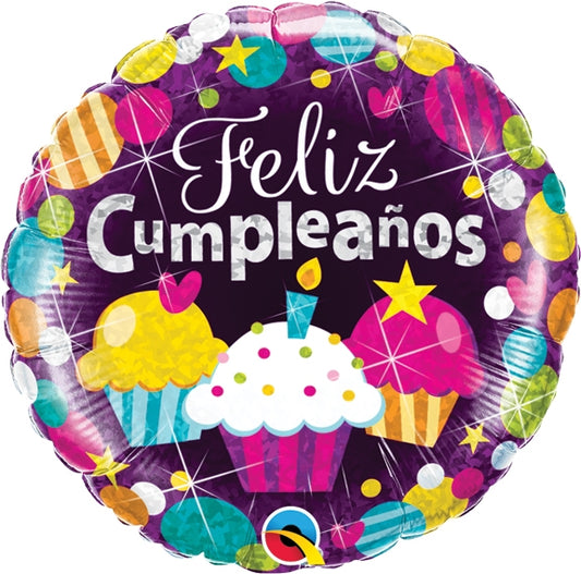 18 inch Cumpleanos Cupcakes Deslumbrante