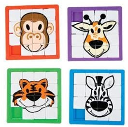 2 1/2 inch Zoo Animal Slide Puzzles