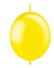 6in Metallic LEMON - DECOLINK - BALLOONIA Bag of 100