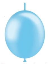 6in Metallic SKY BLUE - DECOLINK - BALLOONIA Bag of 100