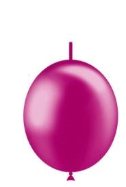 6in Metálico FUCSIA - DECOLINK - GLOBOS Bolsa de 100