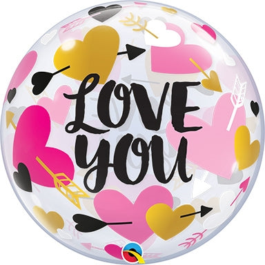 Love You Bubble Balloon