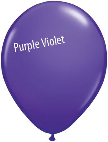 11in PURPLE VIOLET Qualatex Jewel