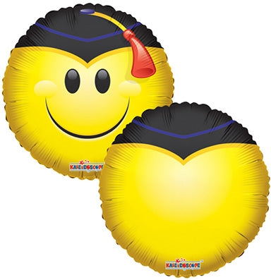 Smiley Grad Balloon