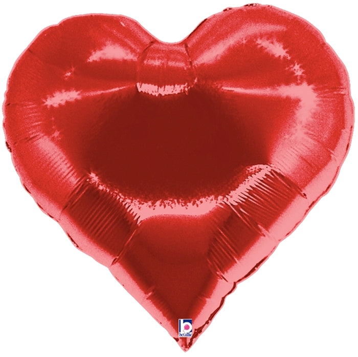 35 inch Casino HEART foil balloon