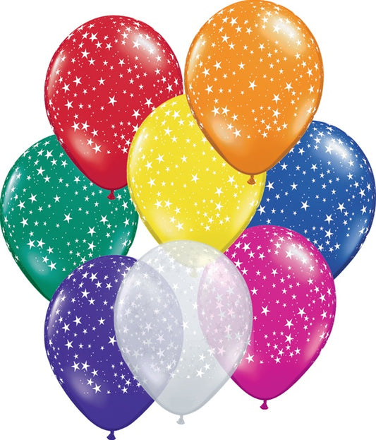 11 inch STARS A-Round Balloons