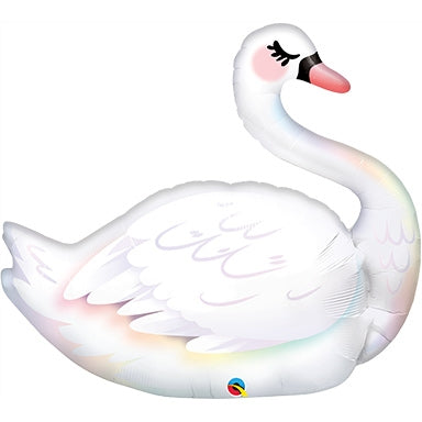 35 inch Graceful Swan Foil Balloon