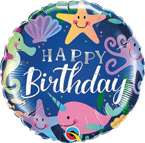 Birthday Fun Under the Sea Foil Balloon