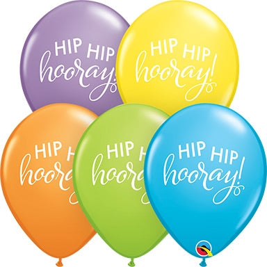 Hip Hip Hooray on Latex Pastel Assortment