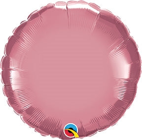 Qualatex Chrome Mauve Round Foil Balloon