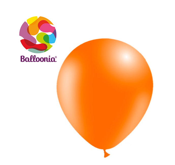 12in NARANJA - Látex Redondo - GLOBOS Bolsa de 100