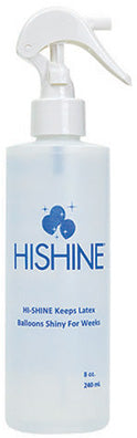 Botella HI-SHINE de 8 oz con pulverizador - Tratamiento con globo de látex