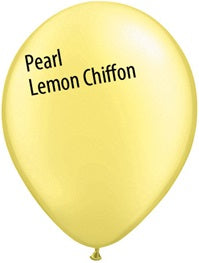 Bolsa Qualatex PEARL LEMON CHIFFON de 11 pulgadas de 100