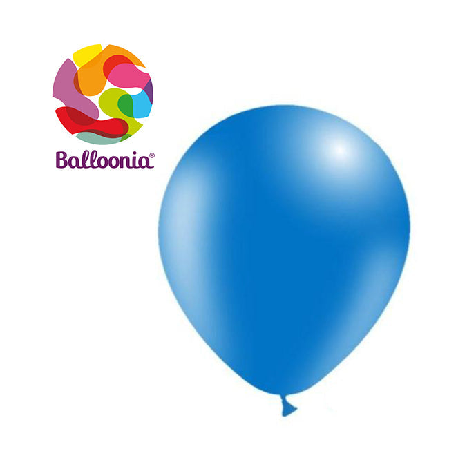 5in AZUL - Látex Redondo - GLOBOS Bolsa de 100