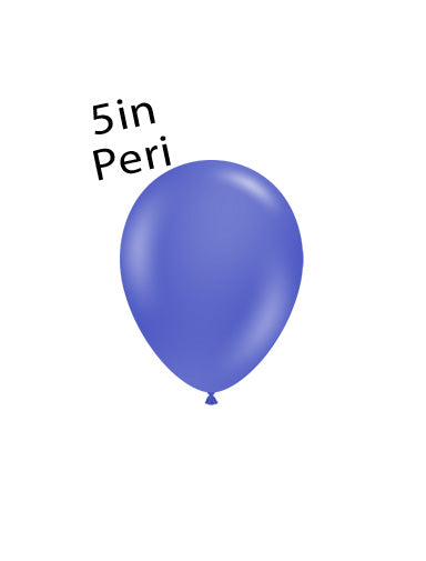 Globos redondos PERI TufTex de 5 pulgadas, bolsa de 50