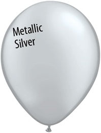 Bolsa Qualatex PLATA de 11 pulgadas con 100