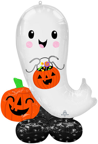 Paquete de fantasmas de Halloween AirLoonz de 53 pulgadas - Globo múltiple de aluminio