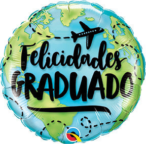 18 pulgadas Felicidades Graduado Mundial