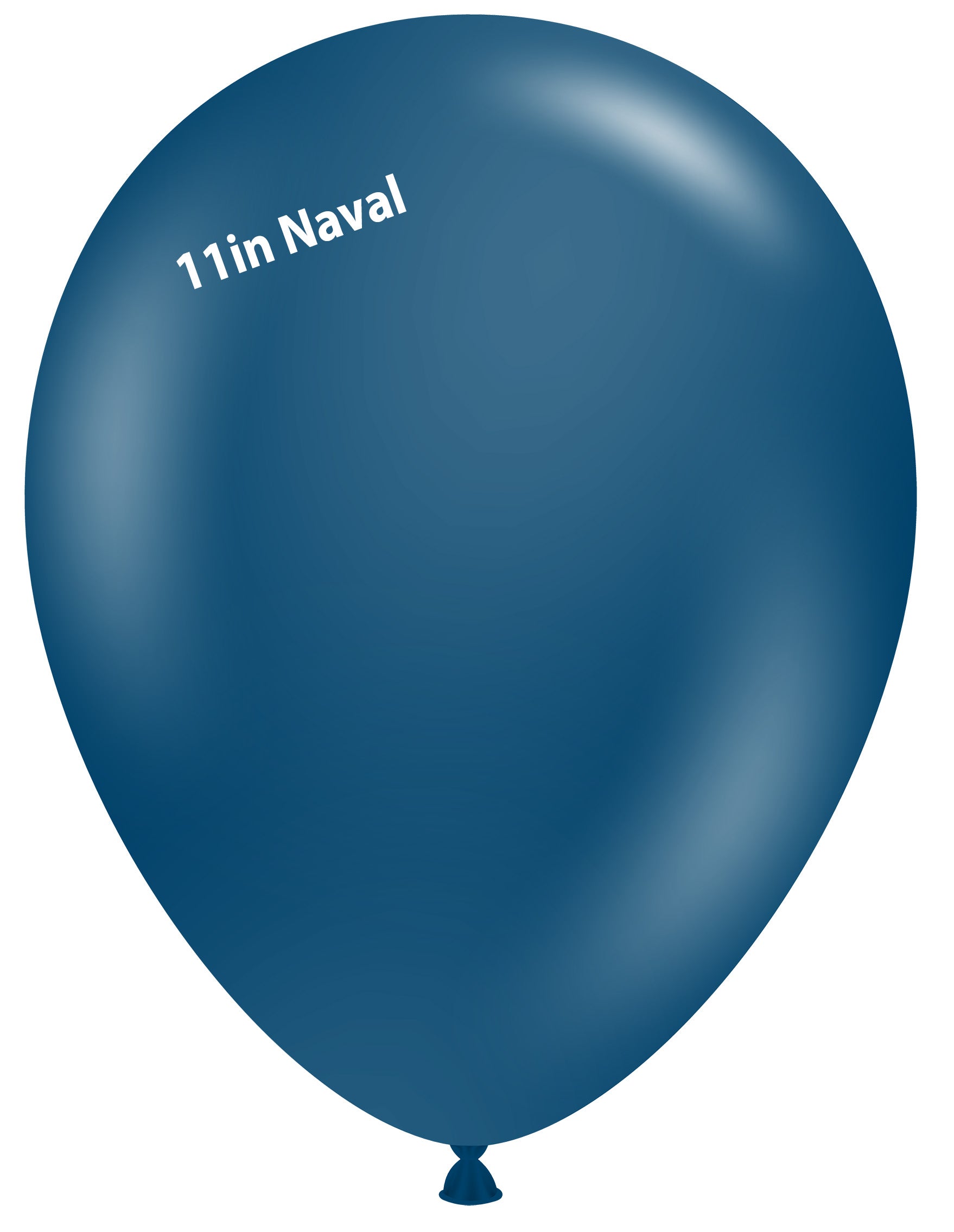 Globos TufTex redondos NAVAL de 11 pulgadas, bolsa de 100