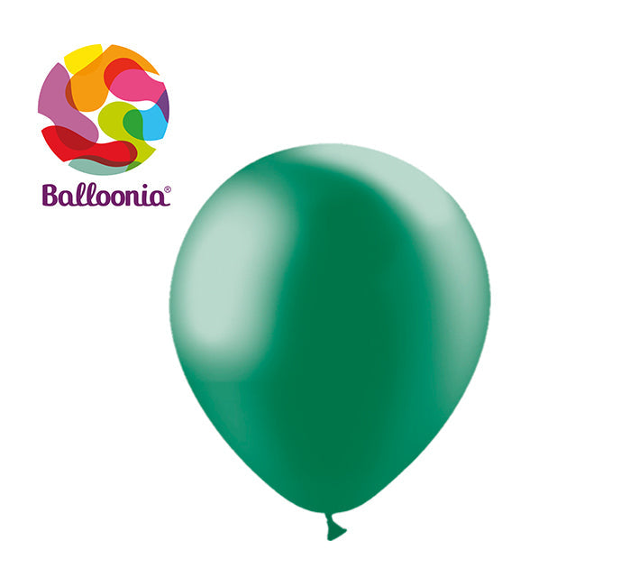 12in VERDE BOSQUE - Látex Redondo - GLOBOS Bolsa de 100