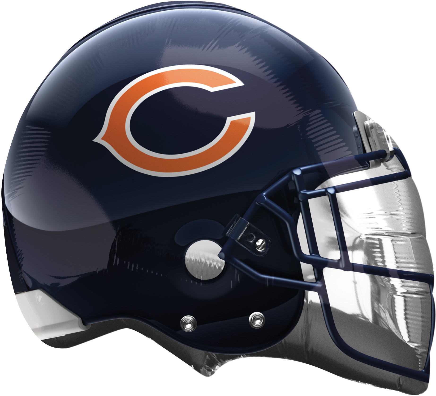 Paquete de casco de fútbol americano CHICAGO BEARS NFL de 21 pulgadas