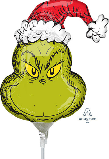 Cabeza GRINCH de 14 pulgadas, paquete de 10