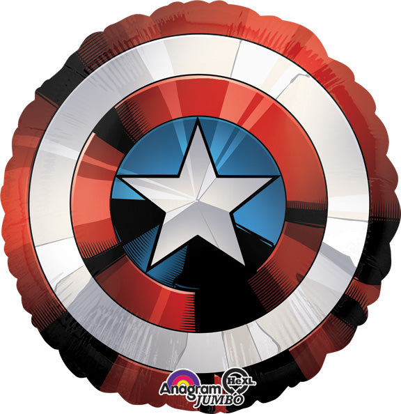 Paquete de escudo del Capitán América de los AVENGERS de 28 pulgadas