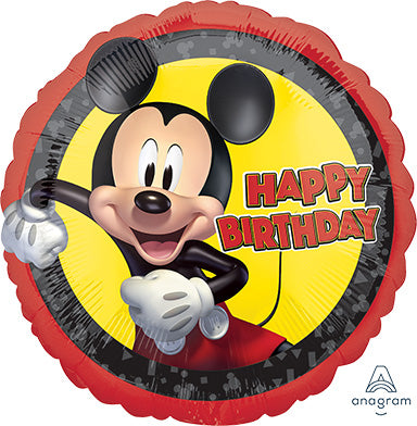 Cumpleaños de Mickey Mouse Forever de 18 pulgadas, paquete de 10