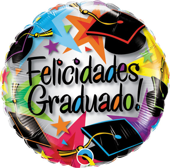 18 pulgadas Felicidades Graduado! Estrellas